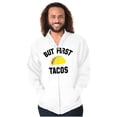 thumbnail image 1 of But First Tacos Tuesday Funny Food Zip Up Hoodie Men's Women's Brisco Brands M, 1 of 6