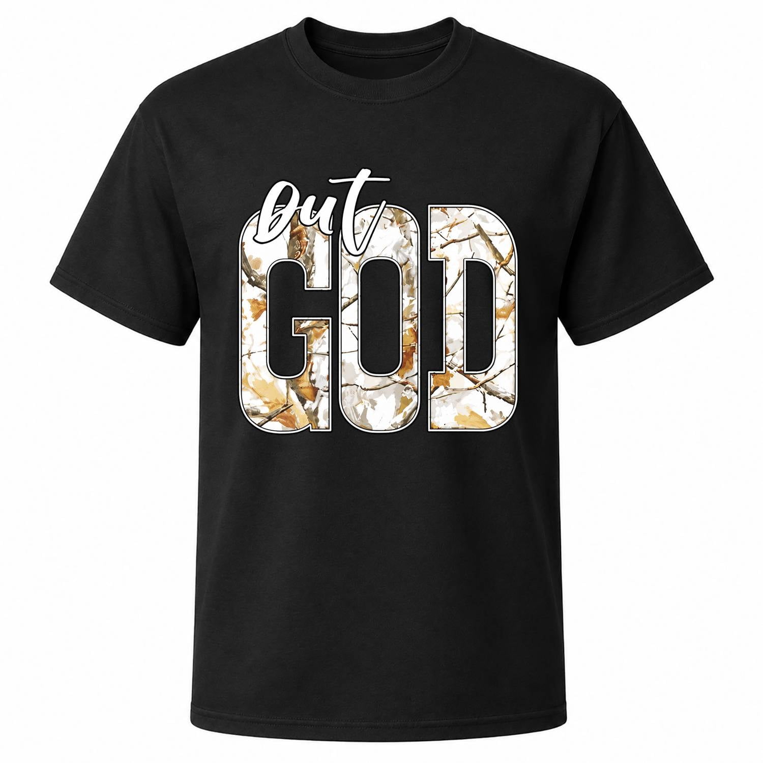 But God Faith Graphic T-Shirt, Unisex Classic Fit, Cotton-Rich 180 GSM ...