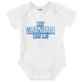 thumbnail image 1 of But Grandma Lets Me Cute Grandchild Romper Boys or Girls Infant Baby Brisco Brands 6M, 1 of 6