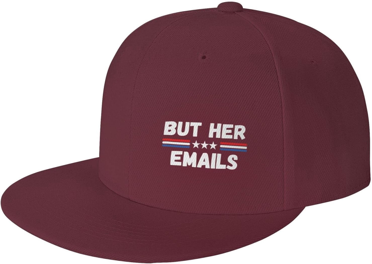But Her Emails Hat Snapback Baseball Cap Funny Flat Brim Visor Hats for ...