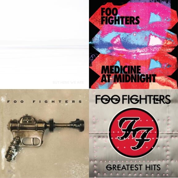 But Here We Are (White LP Vinyl) & Medicine At Midnight (140G) & Foo Fighters (Dl Card) & Greatest Hits (2LP/Dl Card/Gatefold)
