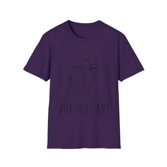 But Is It Art Alien Unisex Softstyle T-Shirt