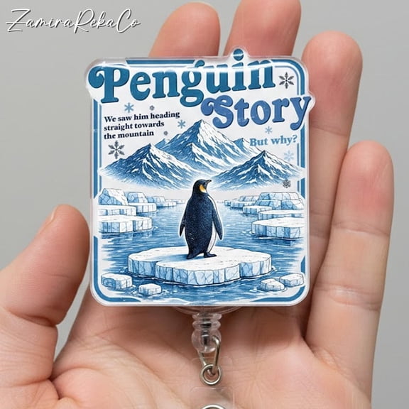 But Why Penguin Badge Reel, Sad Penguin Mountains but why? ID, Trendy Nihilist Penguin, WHY Penguin Meme