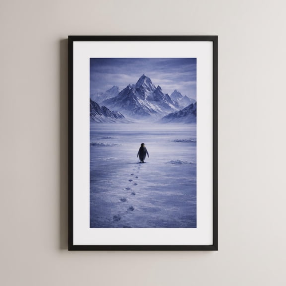 But Why Penguin Poster Animal Wall Art