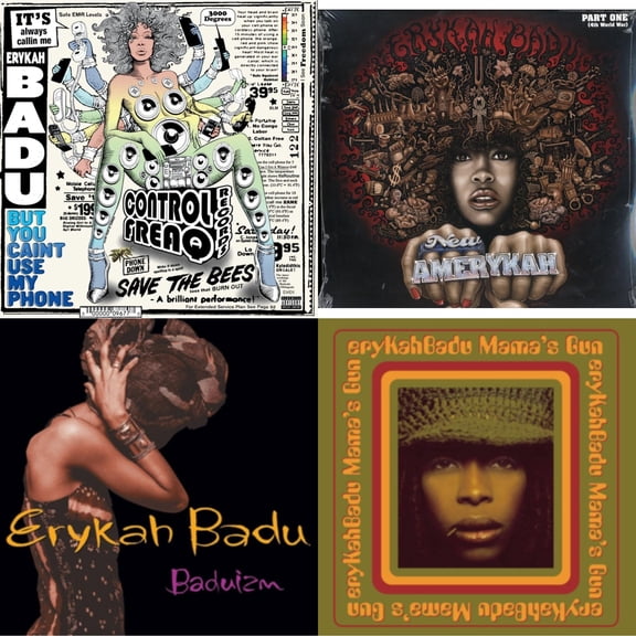 But You Caint Use My Phone (Purple LP Vinyl) & New Amerykah Part 1: 4Th World War & Baduizm & Mama's Gun