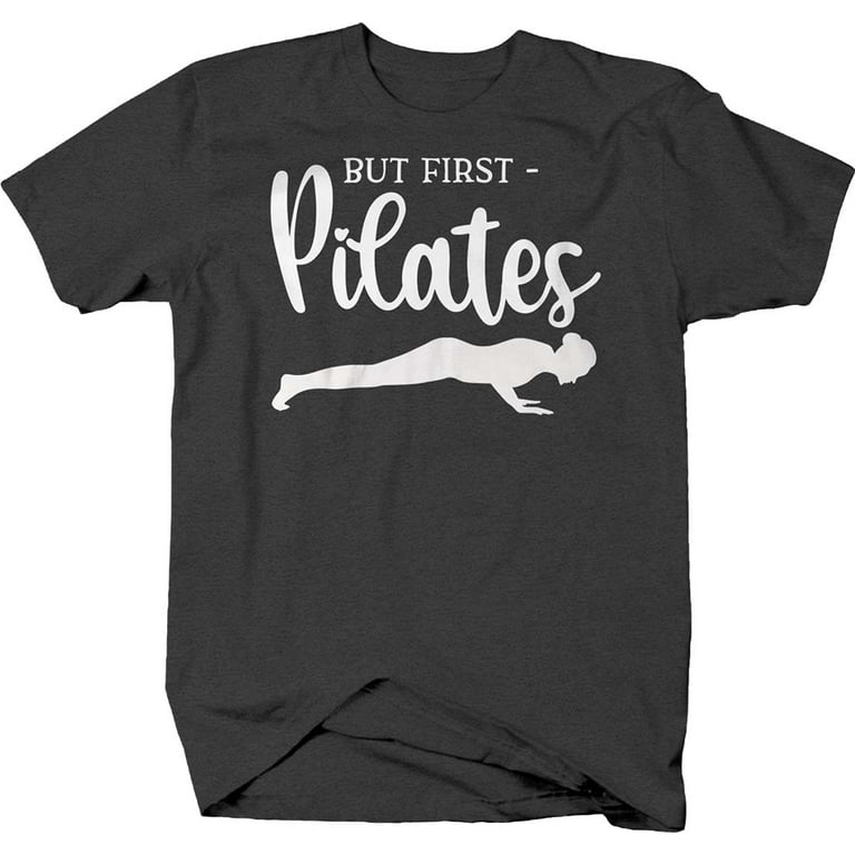 But first pilates plank heart love fitness T-Shirt Medium Dark
