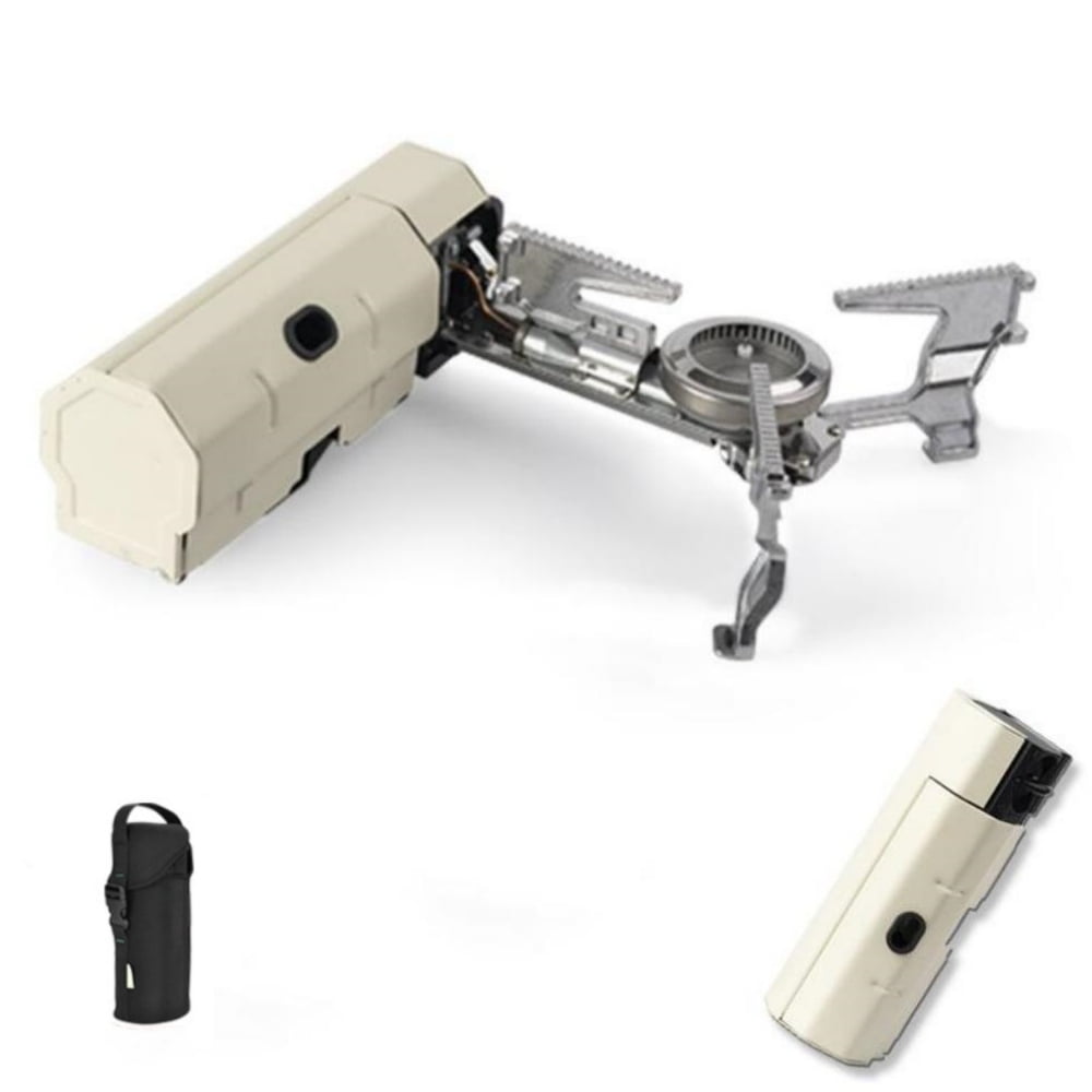 Butane Camping Stoves, Foldable Portable Outdoor Gas Stove with Storage