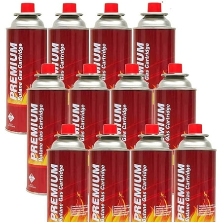 Butane Fuel Canister (12 Pack) - Explosion Proof RVR Safety Release System