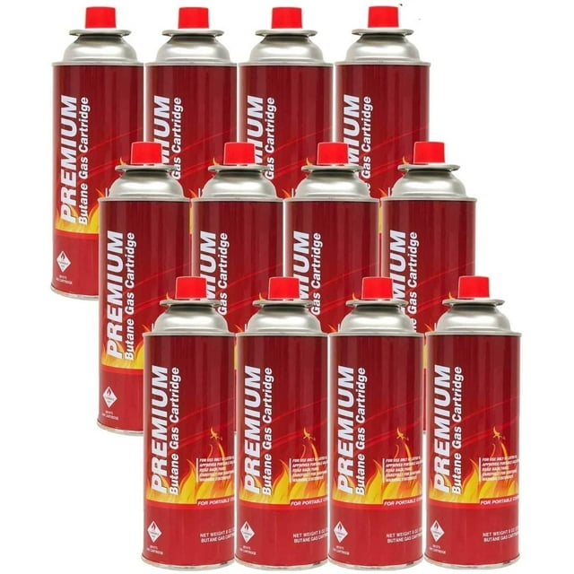 Butane Fuel Canister UL Listed (12 Pack) Explosion Proof RVR