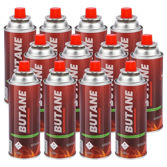 Butane Fuel Canister for Portable Stove - Explosion Proof RVR Safety Release System - UL Listed & Tested & Approved