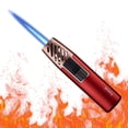 thumbnail image 1 of Butane Lighter, Torch Lighter, Bright Blaze Torch Lighter, Powerful Adjustable Flame Torch Lighter, Lighters for Outdoor Use, 1 of 6