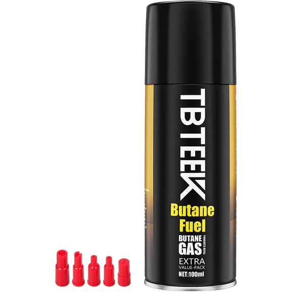 Butane Refill, Ultra-Refined Lighter Fluid 100ml Fuel Canister for Torch Lighter, Torch, Kitchen Blow (1 Can)