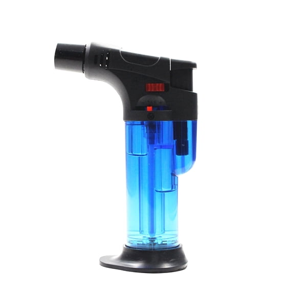 Butane Torch Kitchen Blow Lighter - Culinary Torches Chef Cooking Professional Adjustable Flame with Reverse Use for Creme, BBQ, Baking, (Butane Fuel Not Included)