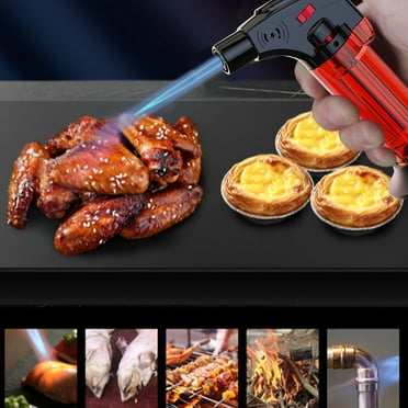 Butane Torch,Kitchen Torch Cooking Torch With Safe Lock ,Adjustable Flame For Cooking,Butane Lighter-Technical Cooking Lighter Refillable- Kitchen With Safe For BBQ,Baking,Brulee,Creme