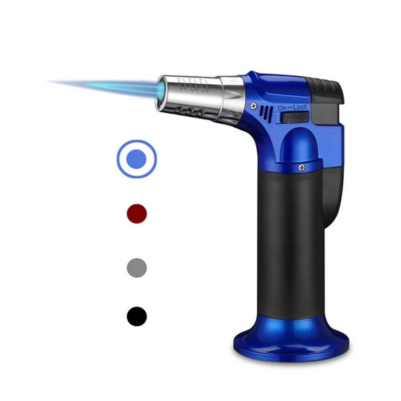Butane Torch,Kitchen Torch Cooking Torch with Safety Lock & Adjustable Flame for Cooking,BBQ,Baking,Brulee,Creme,DIY Soldering(Butane Not Included)