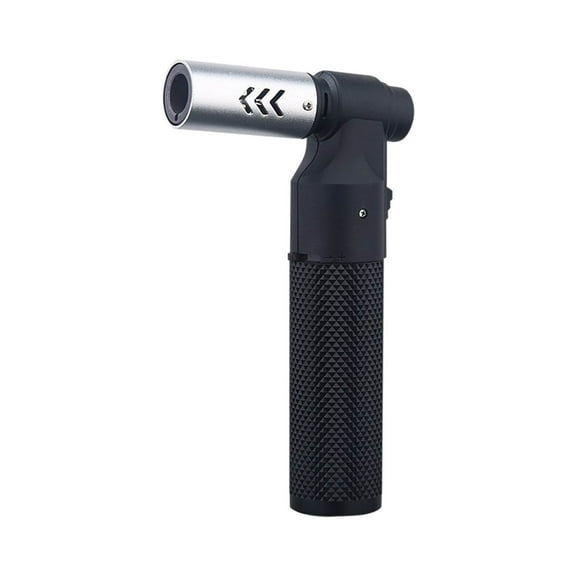 Butane Torch Lighter, Jet Flame Refillable Portable Butane Torch, Adjustable Mini Torch Lighter for Camping Grill Culinary Soldering Cooking Welding BBQ (Fuel Not Included)