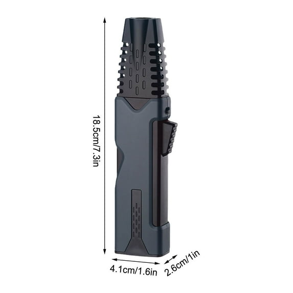 Butane Torch Lighter, Refillable Kitchen Cooking Torch Windproof Adjustable Flame Solar Beam Torch Blow Torch for Baking Creme Brulee