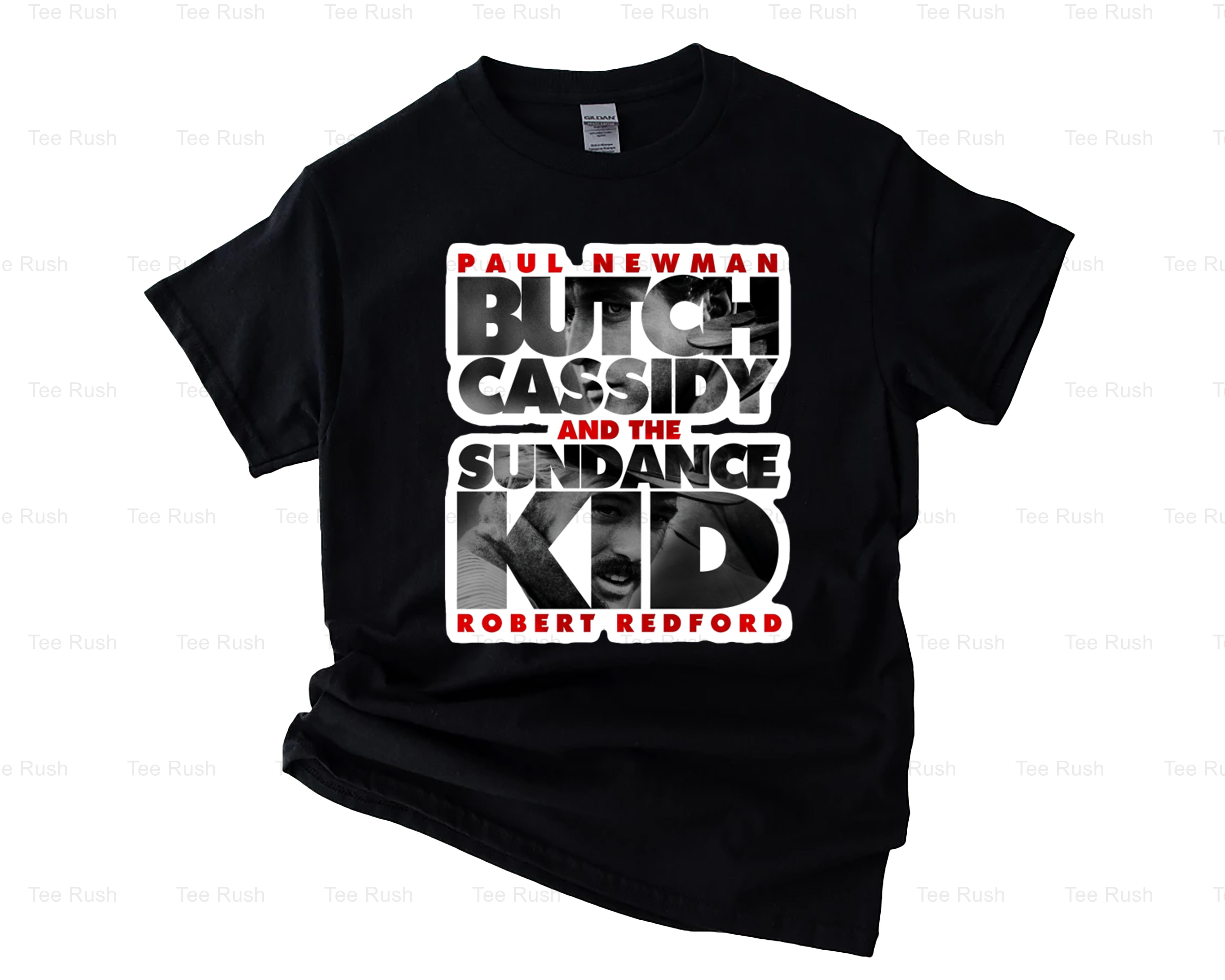 Butch Cassidy Sundance Kid Movie, Newman, Redford, Western, (1),T-Shirt ...