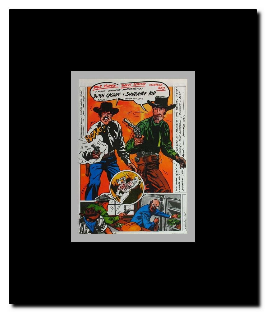 Butch Cassidy and the Sundance Kid Framed Movie Poster