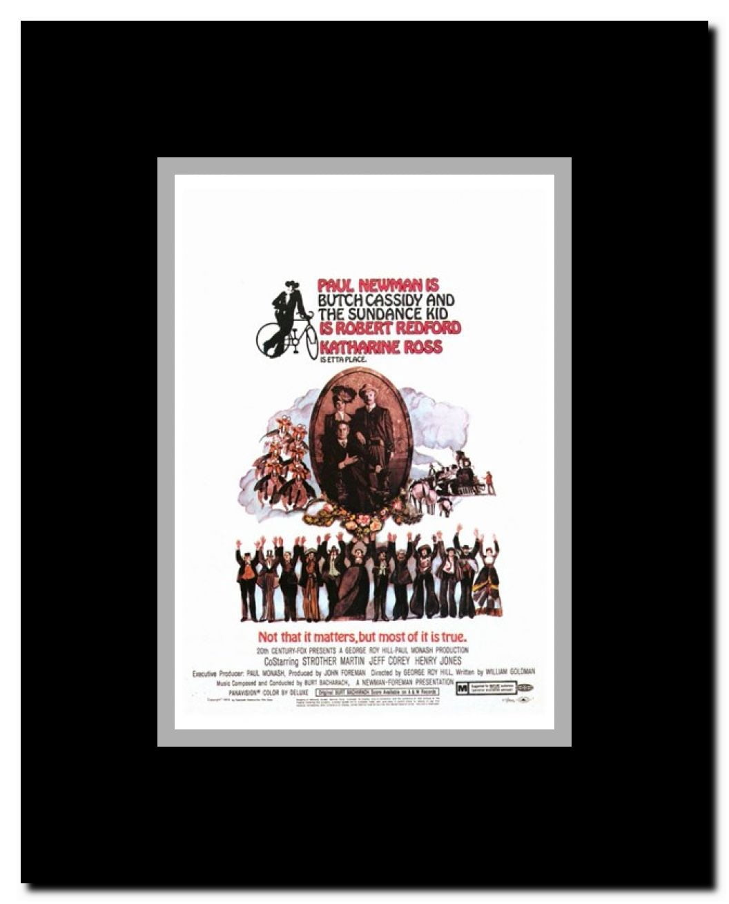 Butch Cassidy and the Sundance Kid Framed Movie Poster