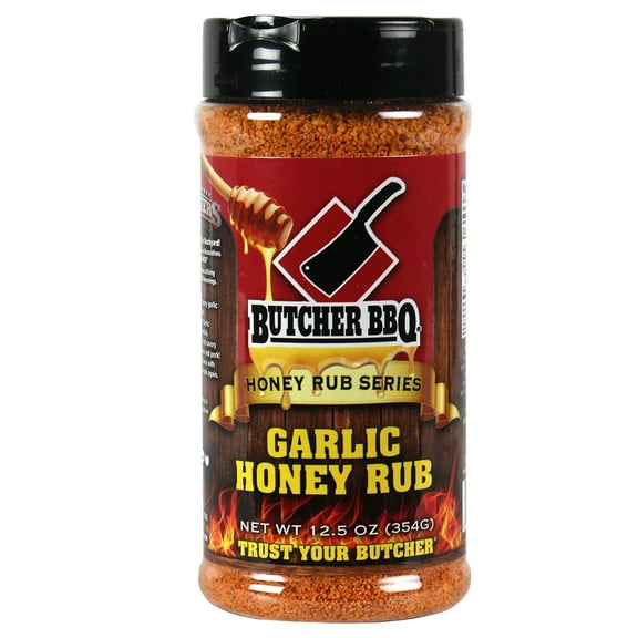 Butcher BBQ Garlic Honey Rub 12.5 Oz Gluten Free No MSG USA Made BUTCH-GH