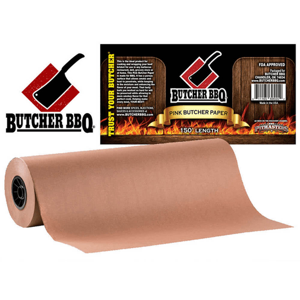 Butcher BBQ Pink Butcher Paper 24" Inches x 150' Foot All Purpose BUTCHER276