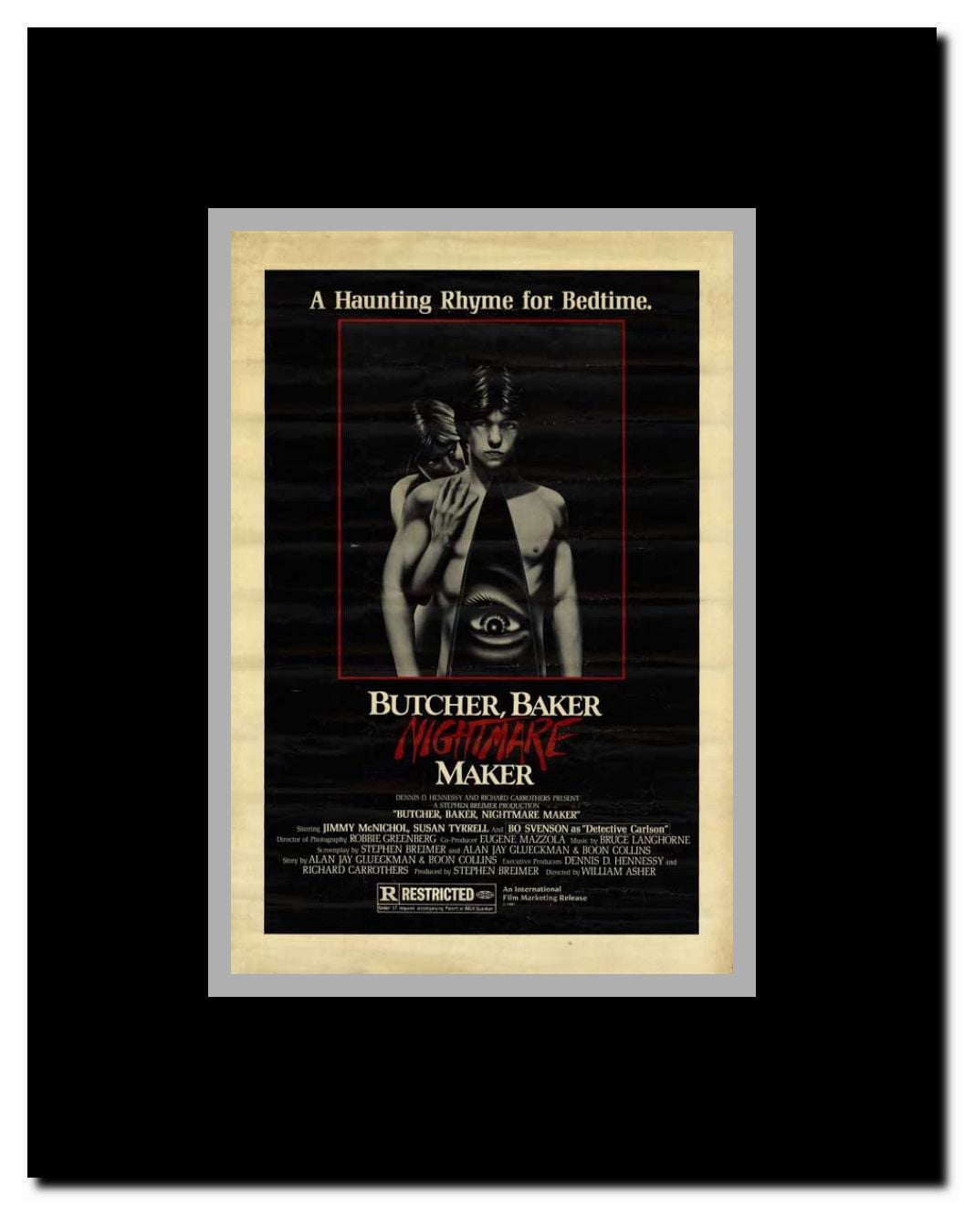 Butcher Baker Nightmare Maker Framed Movie Poster