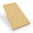 thumbnail image 1 of Butcher Block Unfinished Birch Workbench Countertop, Solid Wood Table Desk Top for DIY Kitchen Countertop, Workbenches, Island, Butcher, 1.5" Thickness, 25" W X 50" L, 1 of 10