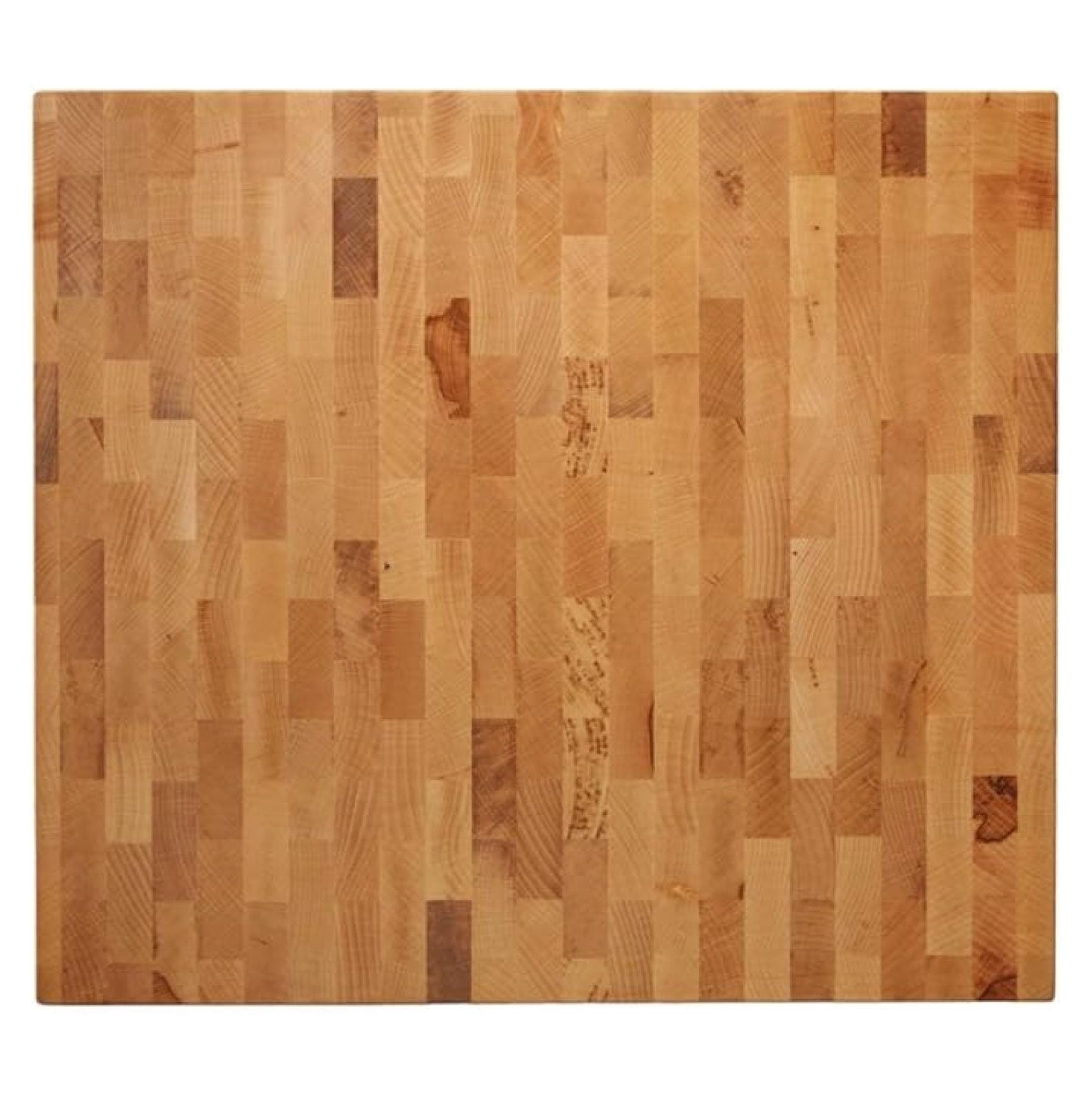 Butcher Block Cutting Board - 16x18 Inch Beechwood End Grain - Heavy Duty Chopping Board for Meat & Charcuterie - Kitchen Countertop Safe