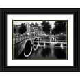 thumbnail image 1 of Butcher, Dave 32x24 Black Ornate Wood Framed with Double Matting Museum Art Print Titled - Amsterdam Keizersgracht, 1 of 4