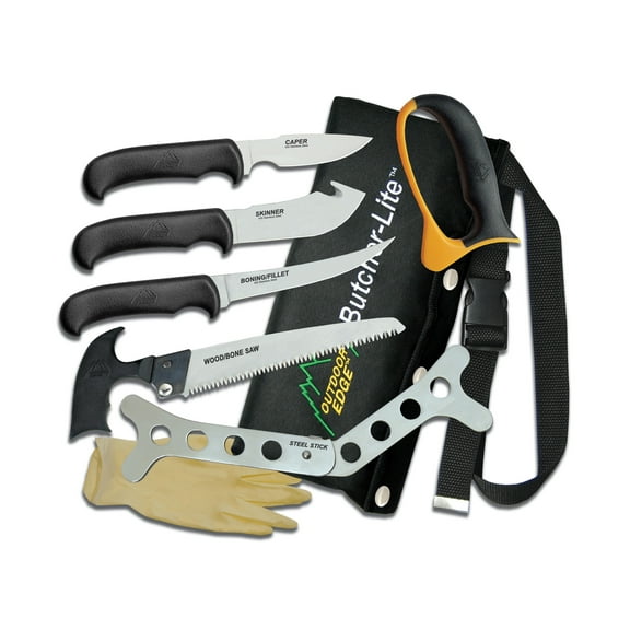 Outdoor Edge Butcher-Lite 8-Piece Game Processing Kit