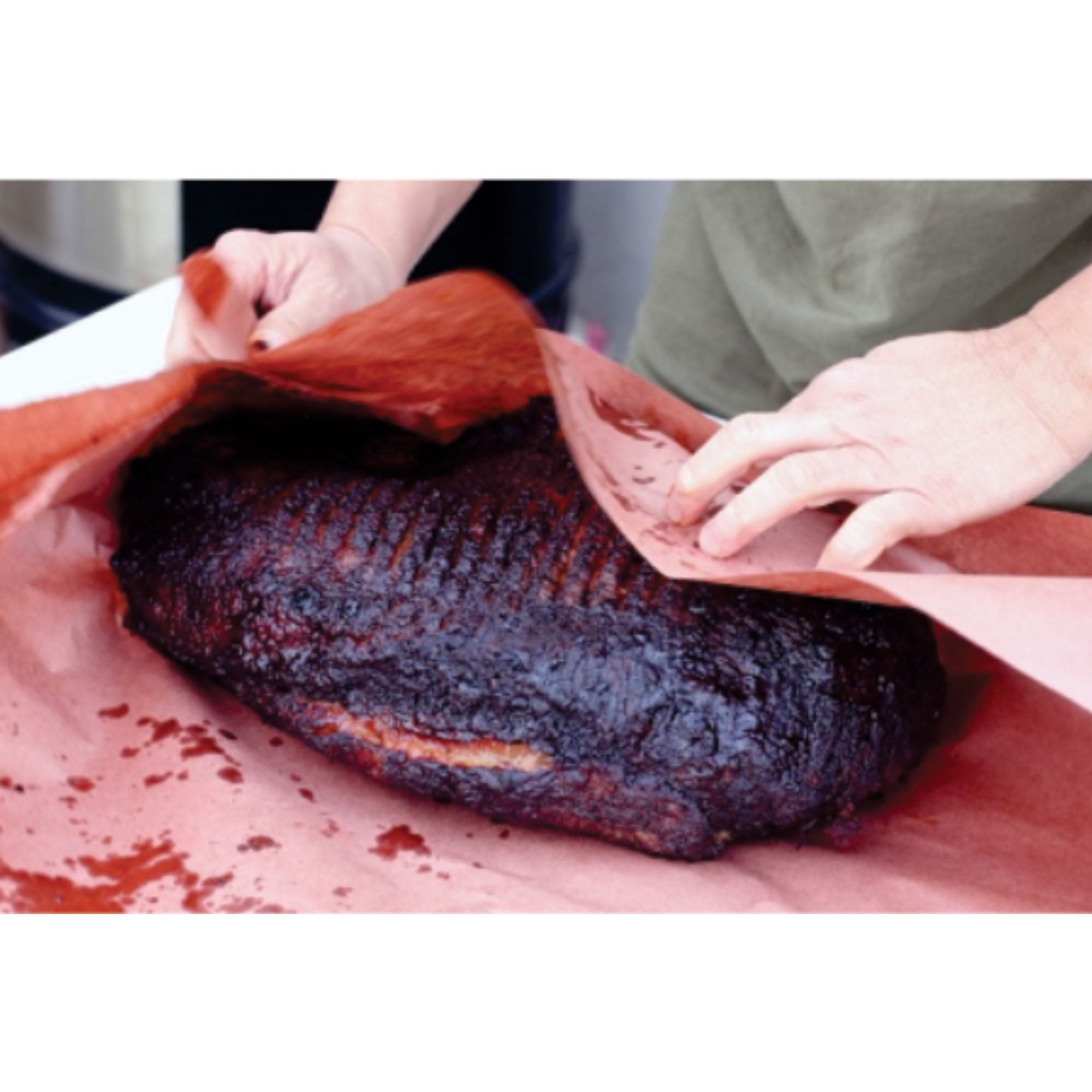 How to use butcher paper.  #brisket#smoker#tuckitrollit#165-175degrees#butcherpaper#wildcountrymeats 