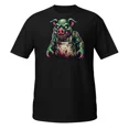 thumbnail image 1 of Butcher Pig Creepy Zombie Hog In Apron Horror Farm Unisex T-Shirt, up to Size 5XL, 1 of 2