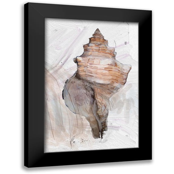 Butcher, Sarah 11x14 Black Modern Framed Museum Art Print Titled - Geo Shell 2