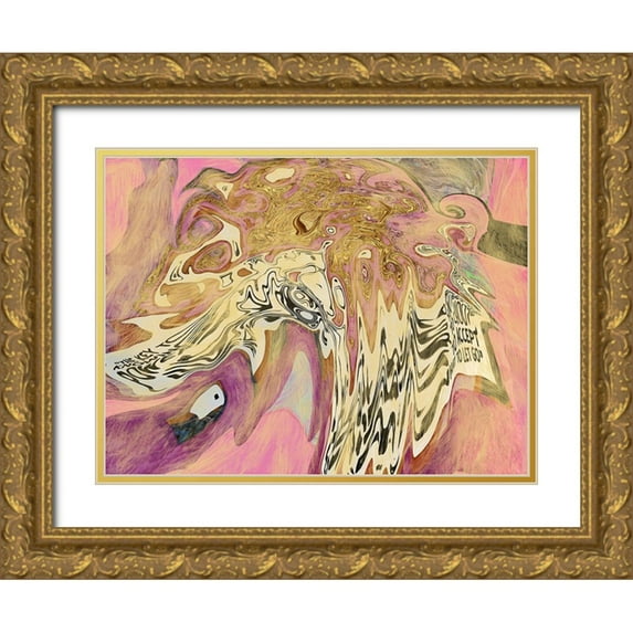 Butcher, Sarah 18x15 Gold Ornate Wood Framed with Double Matting Museum Art Print Titled - Let It Go