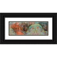 thumbnail image 1 of Butcher, Sarah 24x11 Black Ornate Wood Framed with Double Matting Museum Art Print Titled - Paisley, 1 of 4