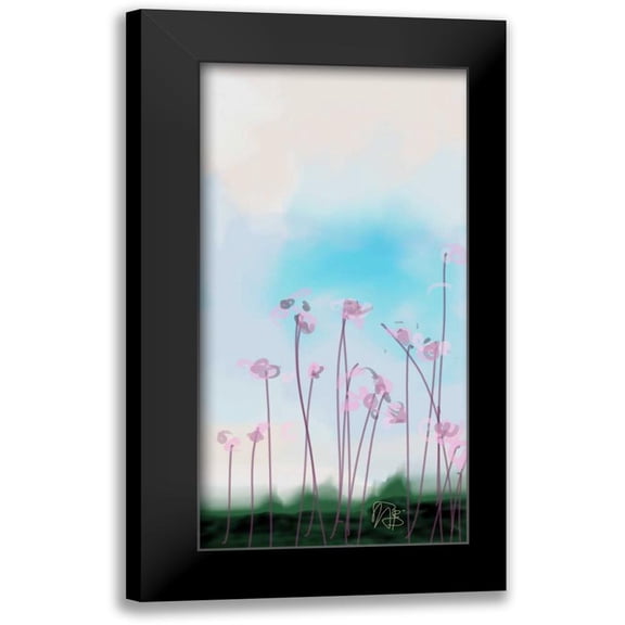 Butcher, Sarah 9x14 Black Modern Framed Museum Art Print Titled - Mellow Meadow 2
