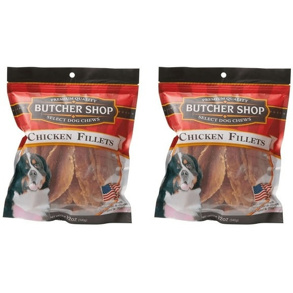 Butcher Shop Chicken Fillets Dog Treats (2 Pack - 24 Oz Total)