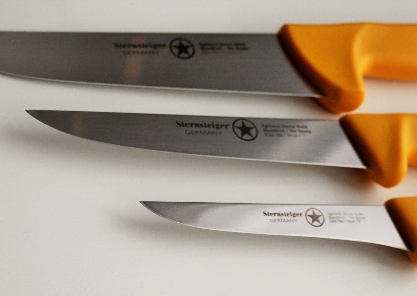 Butcher knives set of 3 by Sternsteiger Germany