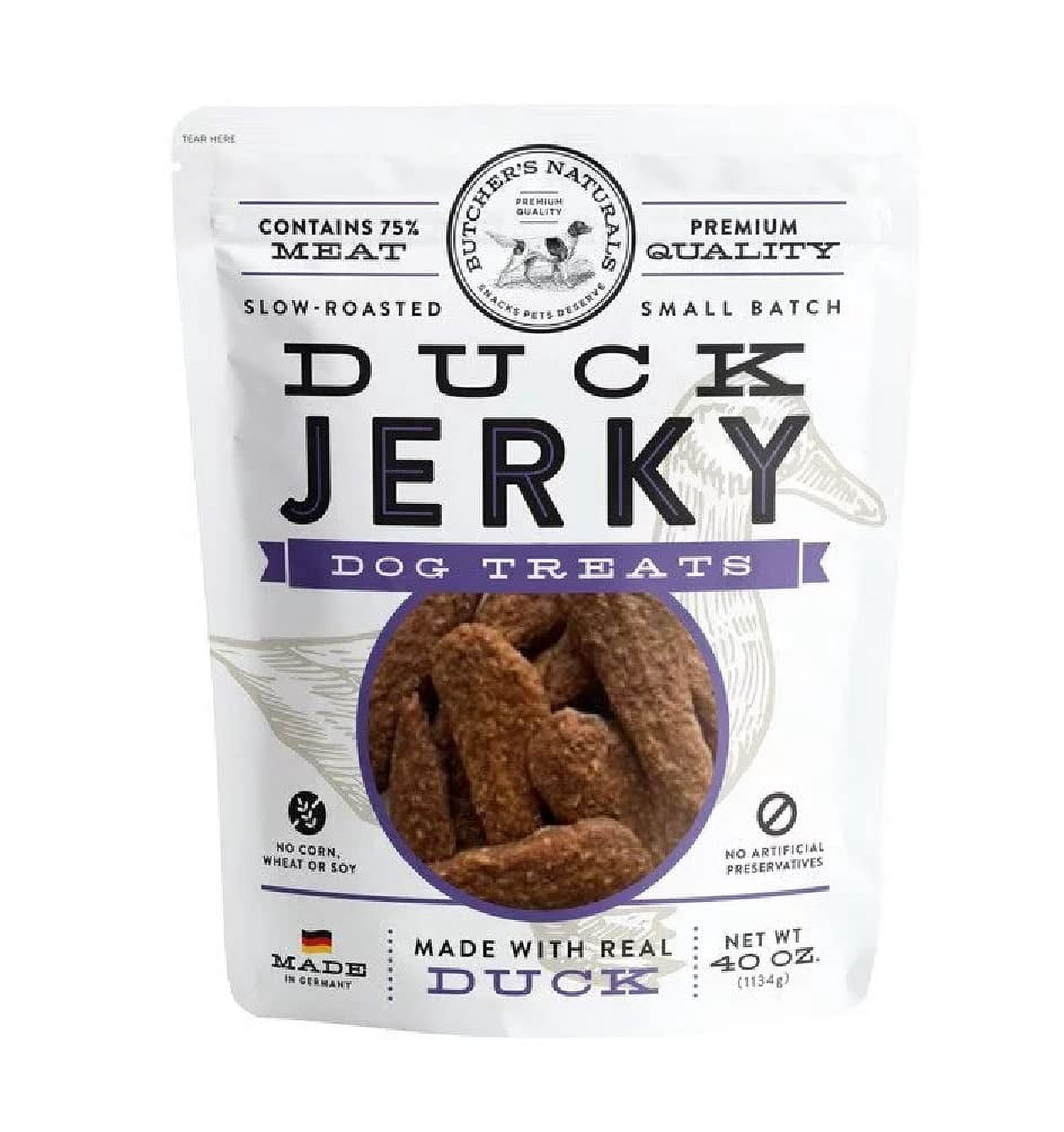 Butcher's Naturals Dog Treat YPF5 Real Duck Slow Roasted Small Batch