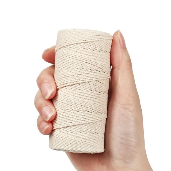Butchers Cooking Twine, 3Ply Cotton Bakers Twine, Kitchen String for Roasting, Trussing Meat and Turkey, Food Prep and Baking