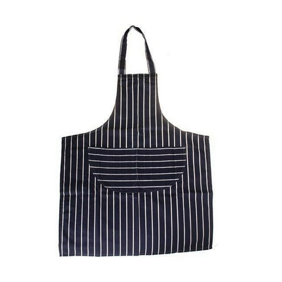 Butchers Stripe Apron Navy
