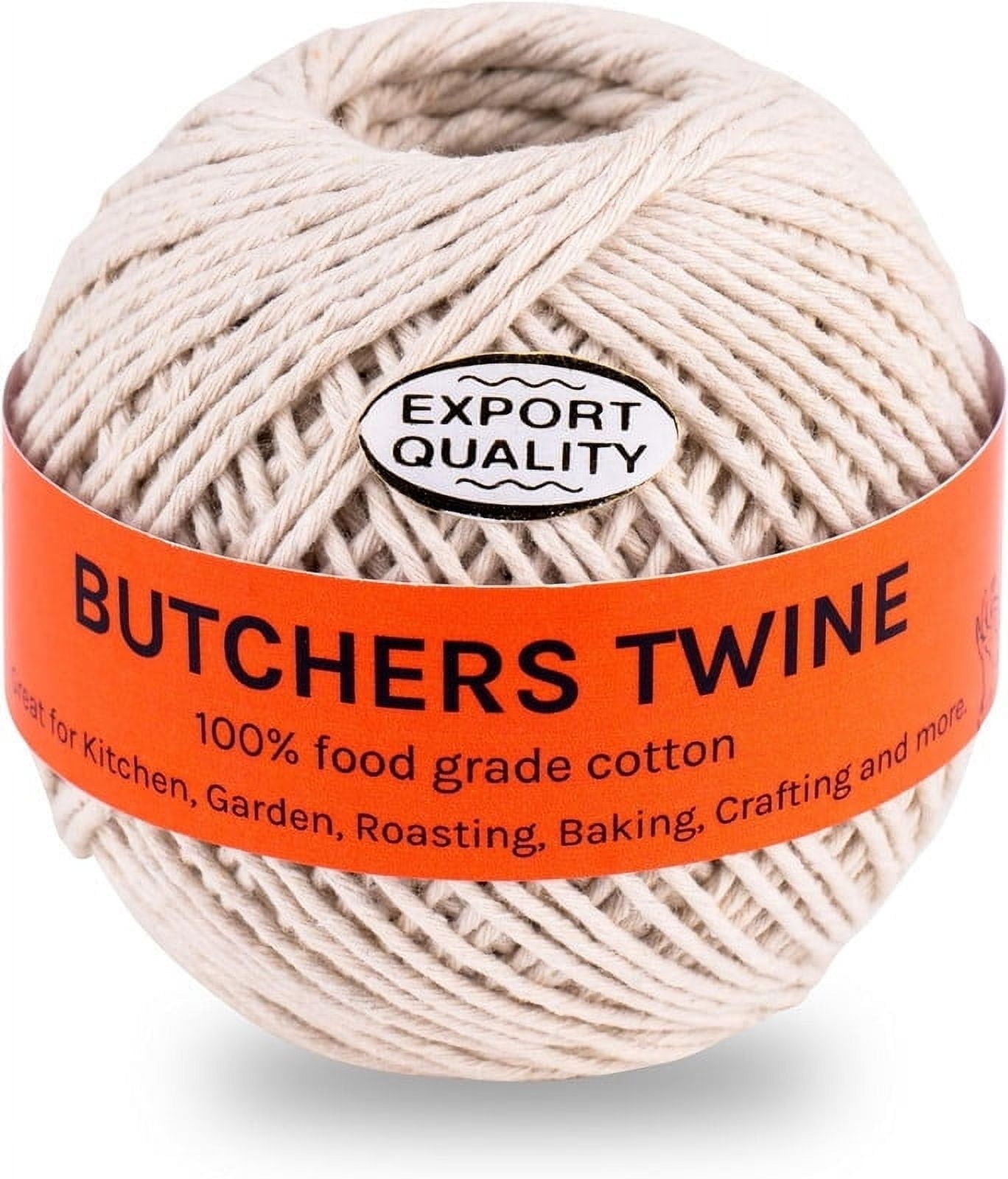 Butchers Twine 12 Ply Cotton Kitchen Twine for Roasting Bakers Cooking