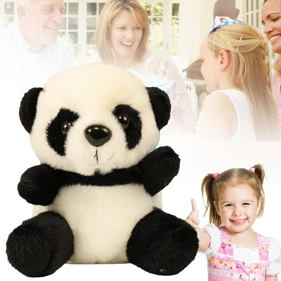 Butiful 5.9" Panda Stuffed Animals Plush, Cute Plushies for Animal Themed Parties Teacher Student Award, Animal Toys for Baby, Boy, Girls, Great for Nursery, Room Decor, Bed (Panda)