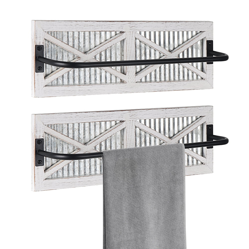 Xinhao Bathroom Towel Rack, Rustic Towel Rack Wall Mounted, Small