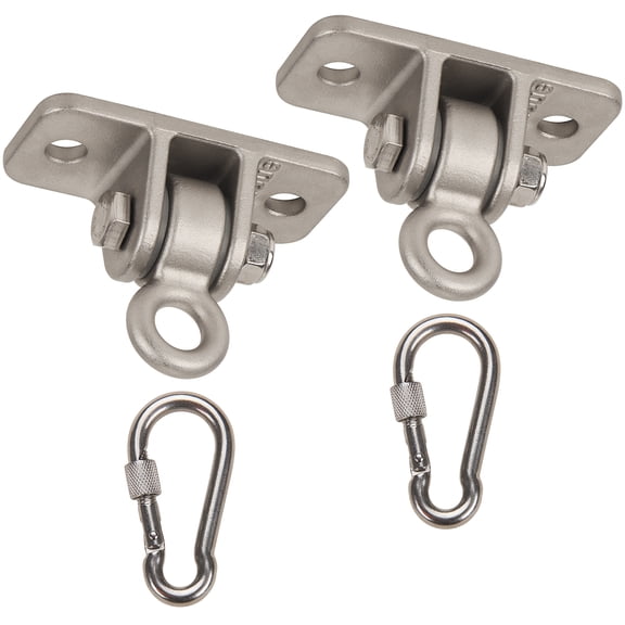 Butizone Heavy Duty Swing Hangers 304 Stainless Steel Swing Hooks Bracket, Set of 2