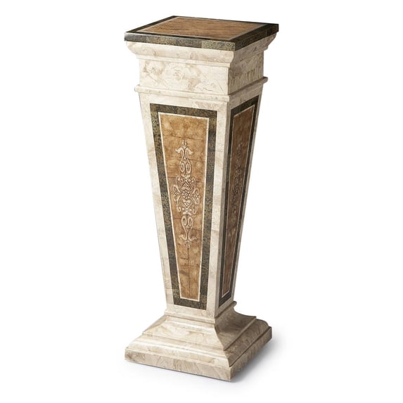 Butler Specialty Traditional Square Pedestal Stand In Heritage
