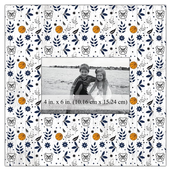 Butler Bulldogs 10'' x 10'' Floral Pattern Frame