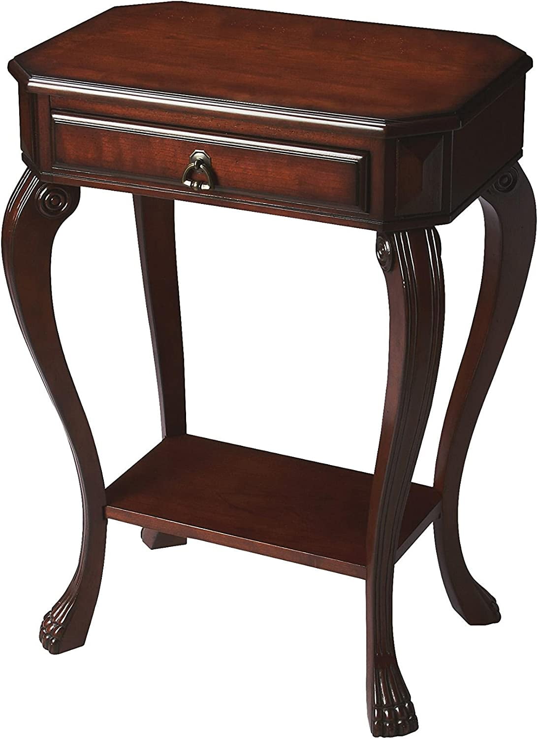 Channing Plantation Cherry Wood Console Table with Storage