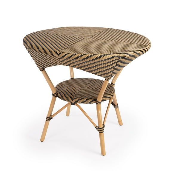 Butler Ciel Brown and Beige Rattan Dining Table